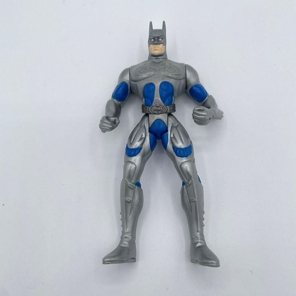 1996 DC Comics Batman 5" Action Figure Kenner Blue & Silver
